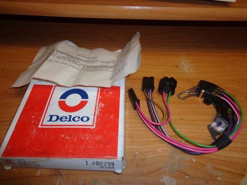 Nos gm delco 1974-1982 chevrolet corvette neutral safety back-up light switch