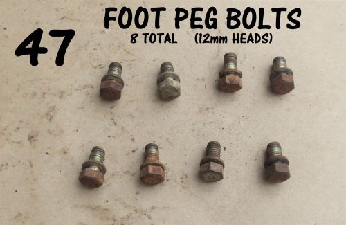 Foot pegs bolts 200s 200e 185 200 200es 185s 200m honda 3 wheeler three atc atv