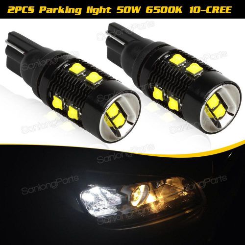2x w5wb t10 921 cree 50w high power white led parking light for mercedes-benz
