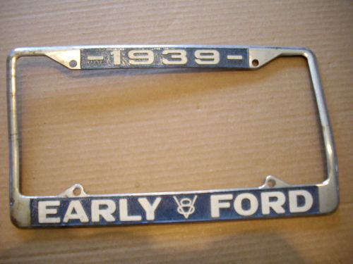 1939 early v8 ford license plate bracket