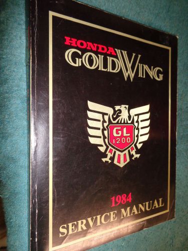 1984 honda gold wing motorcycle shop manual / original oem service book