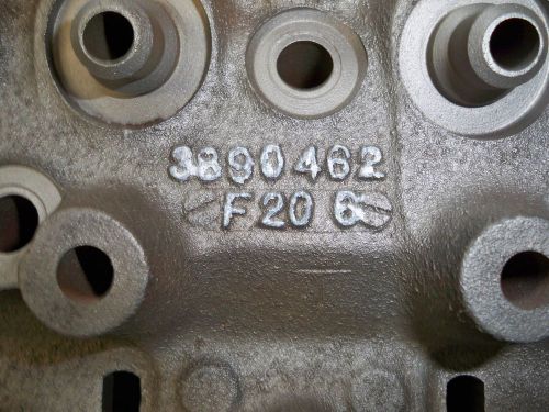 3890462, f 20 6  corvette chevrolet 327 cylinder heads no reserve selling as is