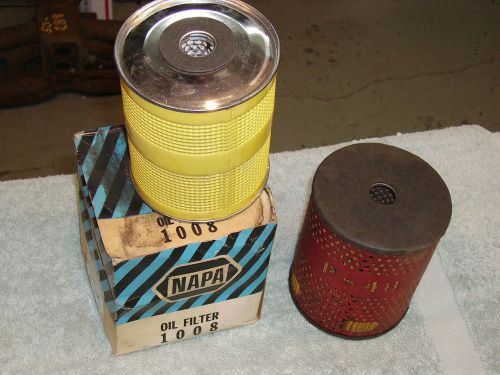 2-1960s ford etc.oil filters  napa 1008/fram ch-6/hastings p-314/wix pc-4f etc.