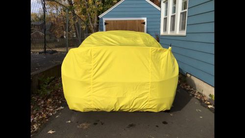 Coverking custom fit 2010-2012 mustang car cover storm proof cover yellow