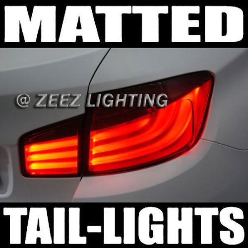 Matte black-out taillight tint smoked head fog tail light tinted vinyl film c94