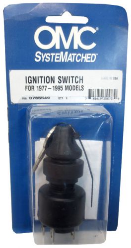 Evinrude/johnson, omc ignition switch, 1977-1995 engines, 0508180, 0765549