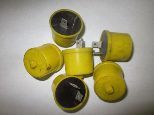 Gm chevy tung-sol dot 12v flasher 323 2-3-9 yellow plastic 64 65 66 67 68 69 70