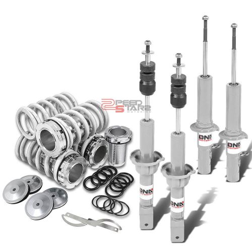 For ef/ed silver dna strut assembly/shock suspension+white scale coilover spring