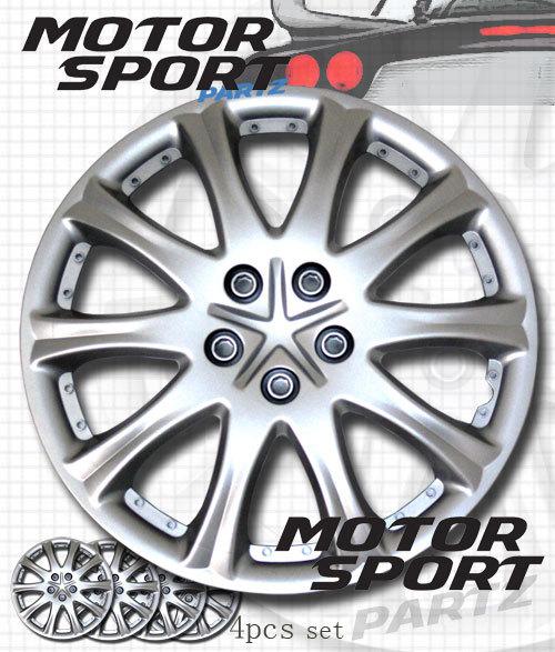 Wheel rim skin cover 4pcs set style 503 hubcaps 15" inches 15 inch hub cap