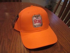 Stag beer hunting hat cap - orange