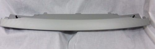 Land rover brand lr4 discovery 4 white techno silver front bumper trim 2014+ oem