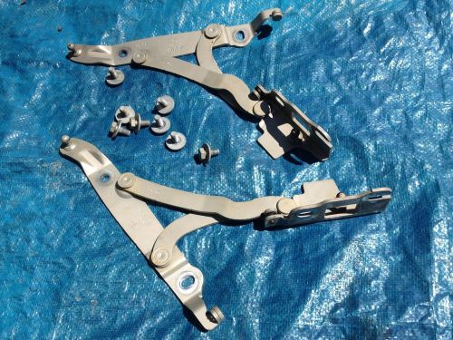 2004-2007 saab 9-3 convertible trunk mounts hinges supports left &amp; right / clean
