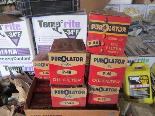 Vintage purolator micronic oil replacement filter p-48