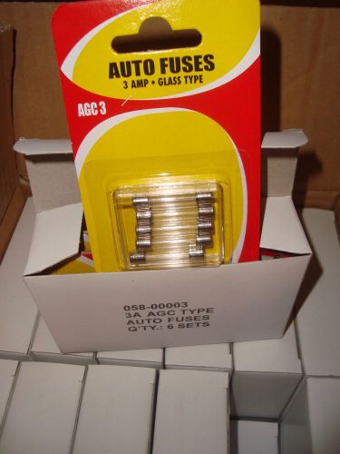 288 sets of 3a  agc fuses vehicle 1440 total great for garage flea market retail