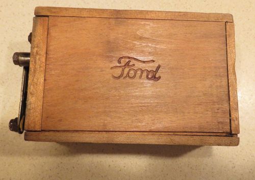 Antique   model &#039;t&#039; ford  wooden   battery box ignition coil  5&#034; x 3 1/4&#034; x 2&#034;
