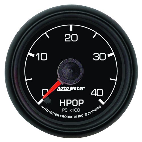 Auto meter 8496 ford racing factory match 0-4000 psi diesel hpop oil gauge
