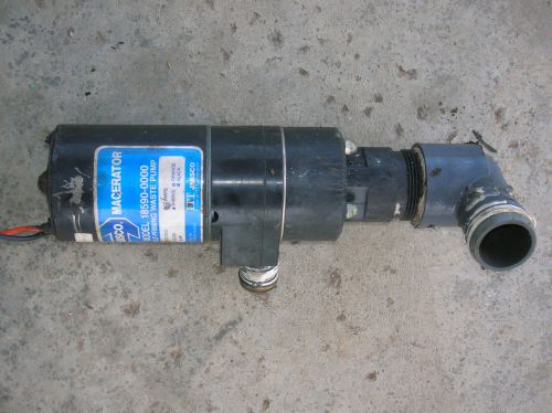 Jabsco 18590-0000 cmacerator waste pump 12v