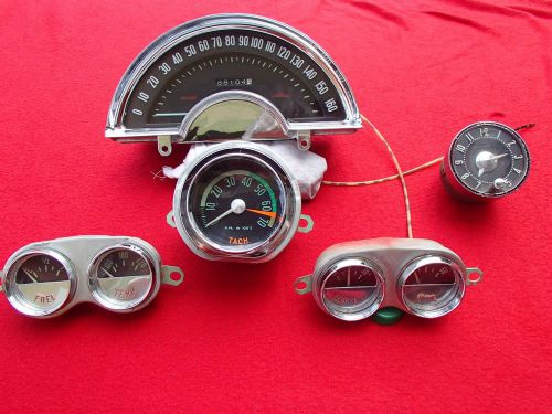 1958-1962 corvette gauge set