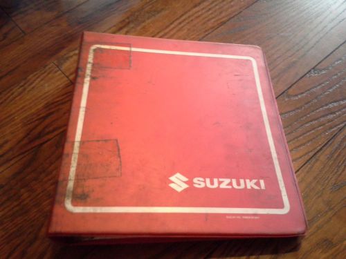 Suzuki gsx750f gsx 750 f factory service manual genuine oem 1989 89 binder