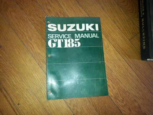 1973 suzuki gt185 motorcycle service manual / factory original