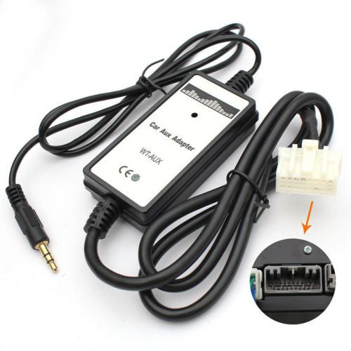 Car audio mp3 player interface aux in adapter for m2 3 5 323 miata mx5 mpv 3.5mm