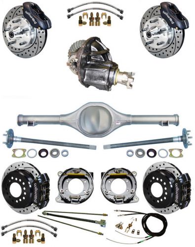 New suspension &amp; wilwood brake set,currie rear end,posi-trac gear,booster,717313