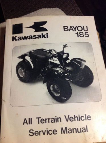 Kawasaki bayou 185 service manual