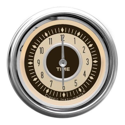 Classic instruments nt90slc clock  - nostalgia vt - stainless low