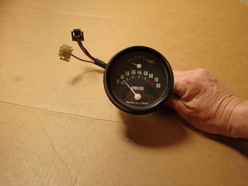 Harley fxrp tachometer fuel gauge oem w/wiring