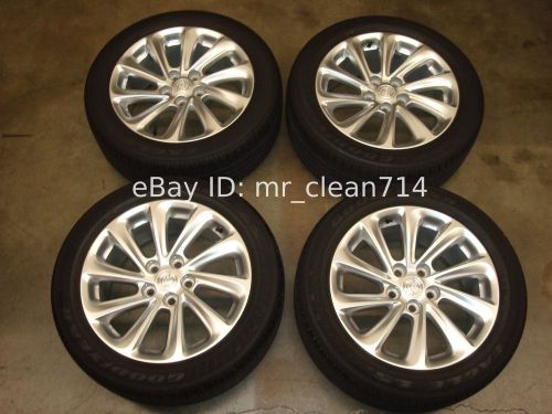 18&#034; 10-15 buick lacrosse wheels tires rims oem factory alloy premium base regal