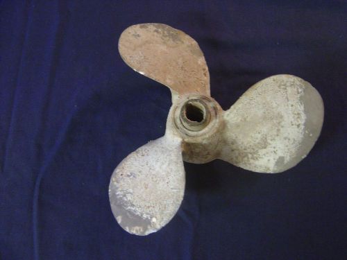 Antique outboard motor prop propellor display item