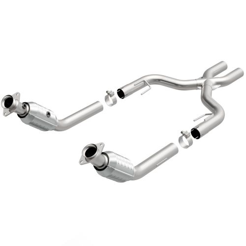 Magnaflow performance exhaust 15448 tru-x; stainless steel crossover pipe