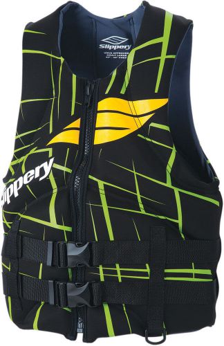 Slippery surge neoprene watercraft vest / life jacket (green) choose size