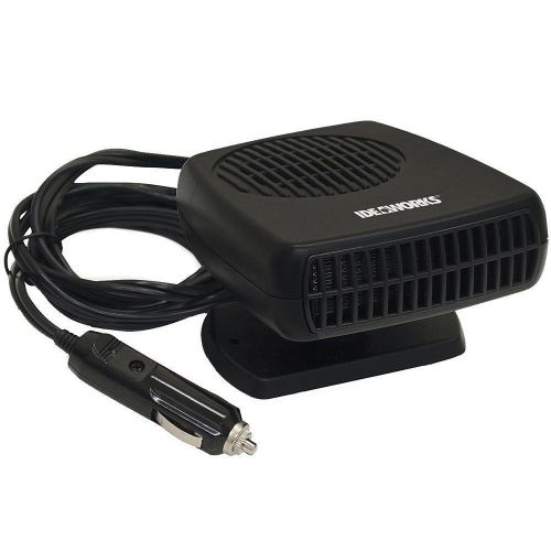 Portable car defroster ceramic heater 12v fan auto truck van electric ice melter