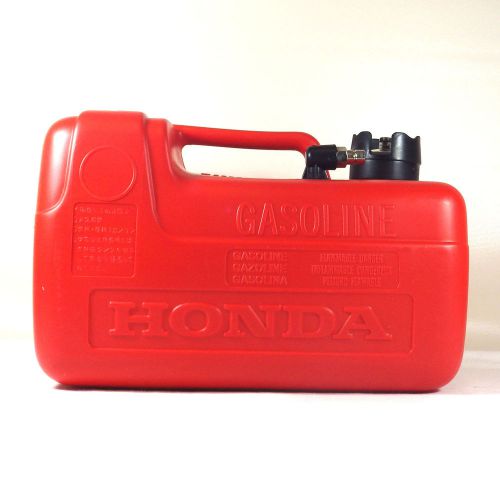 Honda marine outboard 3 gallon plastic gas fuel tank &amp; gauge