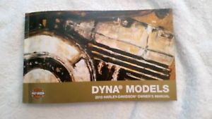 Dyna models 2010 harley davidson owner manual
