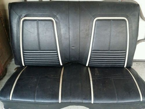 Deluxe back seat 67 camaro