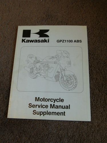 1996 kawasaki gpz1100 abs service repair shop manual supplement zx1100-f1 dealer