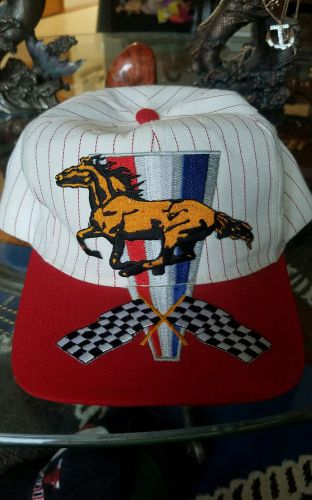 Vintage embroidered captech ford mustang snapback hat