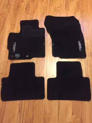 13 - 15 used oem mitsubishi outlander sport carpet floor mats front &amp; rear