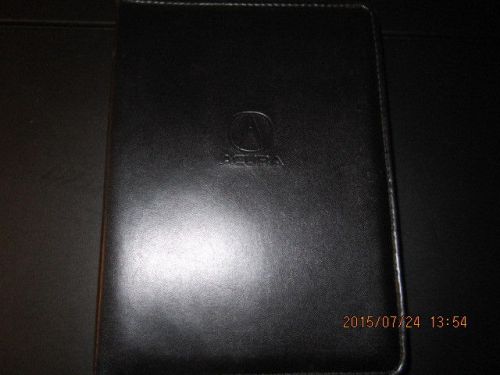 Acura tl 1997 complete owner&#039;s manual set with the factory leather zippered case