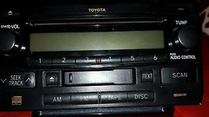 Toyota highlander am/fm/cd player