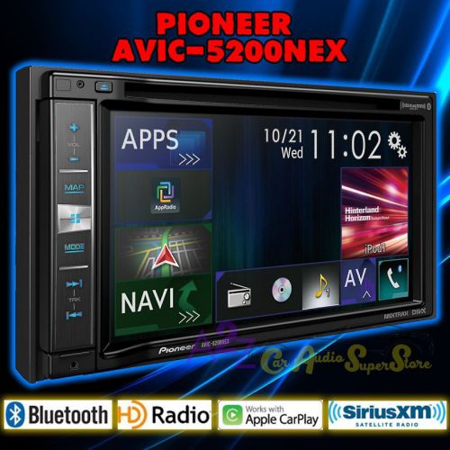 Pioneer avic-5200nex 6.2&#034; tv dvd mp3 apple carplay gps navigation car stereo new