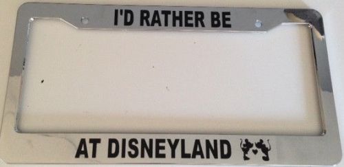 I&#039;d rather be at disneyland - limited edition -  quantity 2 mickey and minnie