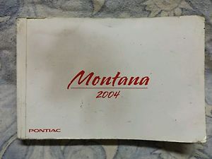 2004 04 pontiac montana owners manual