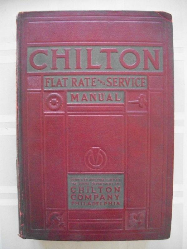 Original 1933-1940 chilton's auto repair manual, shop service book like motor's