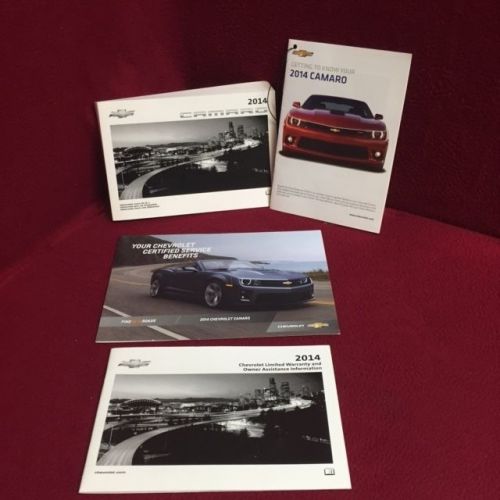 2014 chevrolet camaro owners manual with warranty and feature guide