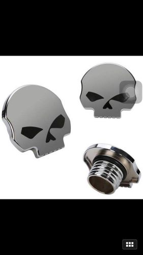 Motorcycle skull gas tank cap for harley davidson touring road king classic flhr