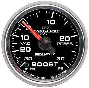Autometer 3603 sport comp ii mech boost vacuum gauge