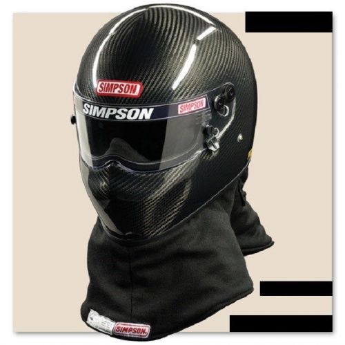 Simpson racing x bandit pro helmet fia 8860 pre drilled for hans device sa2015 ~